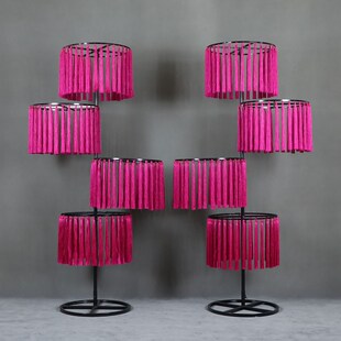 婚庆水晶韶华流苏路引新中式婚礼迎宾区昭华吊穗路引舞台装饰摆件