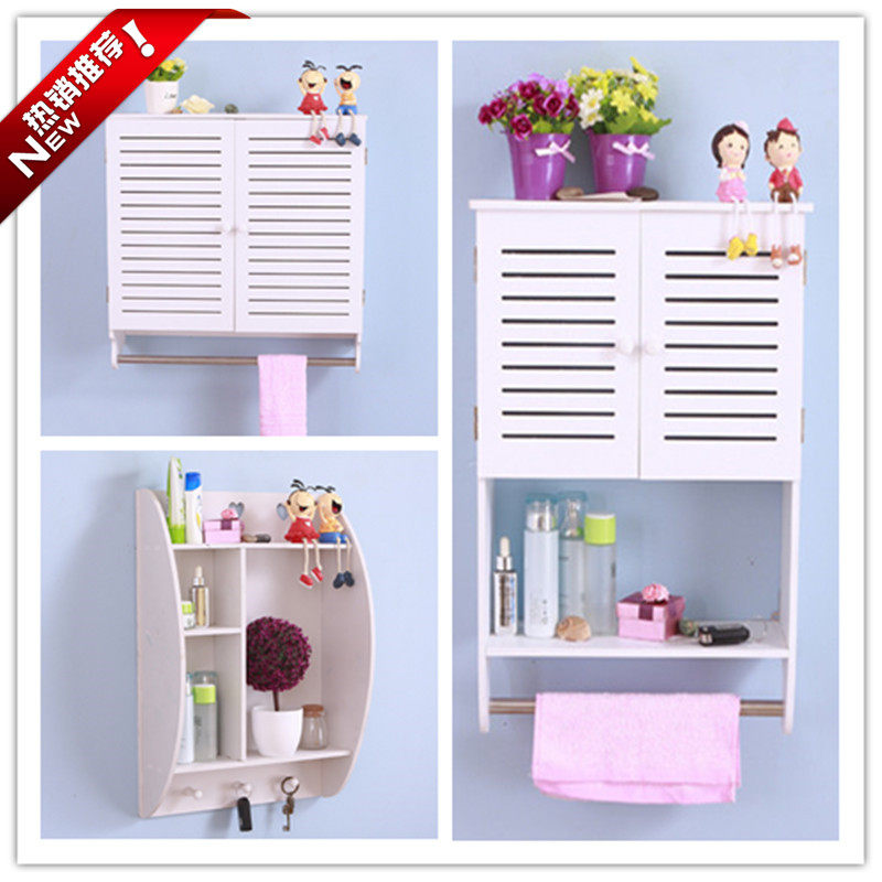 浴室置物架壁柜i壁挂柜搁板吊柜卫生间阳台储物柜收纳架搁物架防