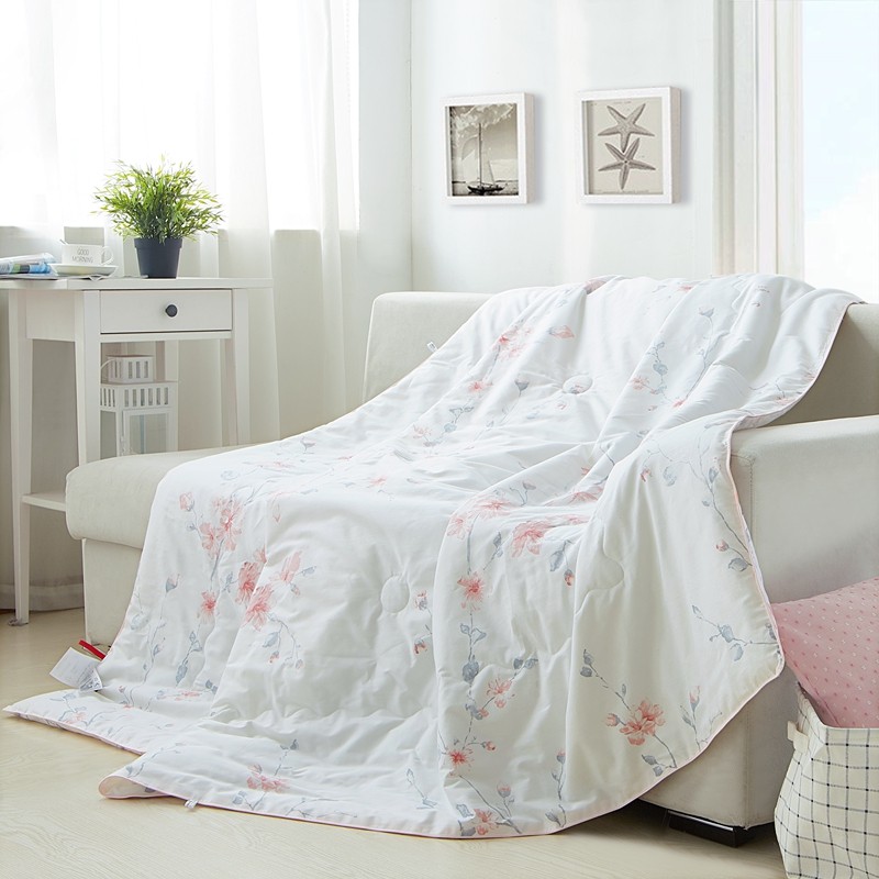 空调被春秋夏凉被可水洗夏被单人夏季夏天儿童薄被子双人全棉