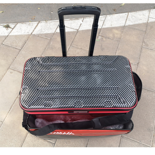 新款钓鱼拉杆箱硬盖大轮多功能拉杆桶鱼护拉杆包加厚鱼护桶轿车型