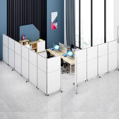 办公室移动屏风隔断可折叠推拉简约工厂车间带轮活动屏风隔断墙板