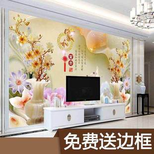 新款 3立体客厅影视墙微晶石雕磁 新电视背景墙瓷砖现代简约新中式