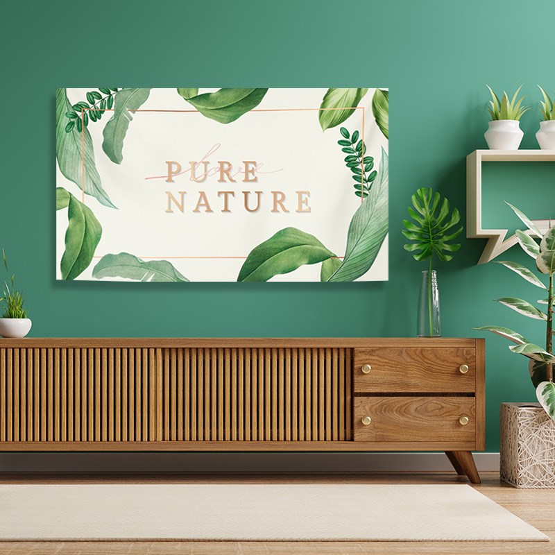 简约水彩花卉电视机防尘罩套盖布55寸65寸75寸电视套防尘2024新款