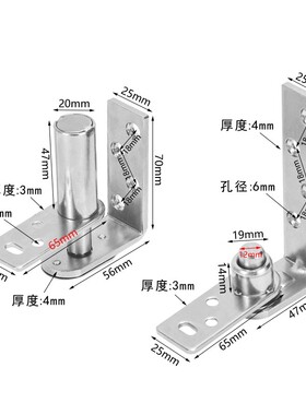 304不锈钢卫生间隔断铰链自关1602C吧台双向转轴半腰门升降门合页