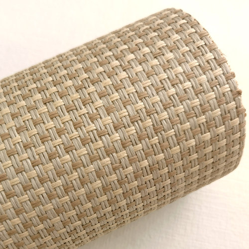 天然草编墙纸横竖手工编织草席壁纸 吊顶柜门贴面厚款装饰背景墙