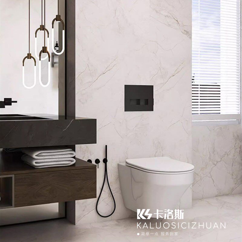 寒江雪柔光大理石瓷砖600x1200卧室客厅地砖厨房浴室墙砖防滑耐磨