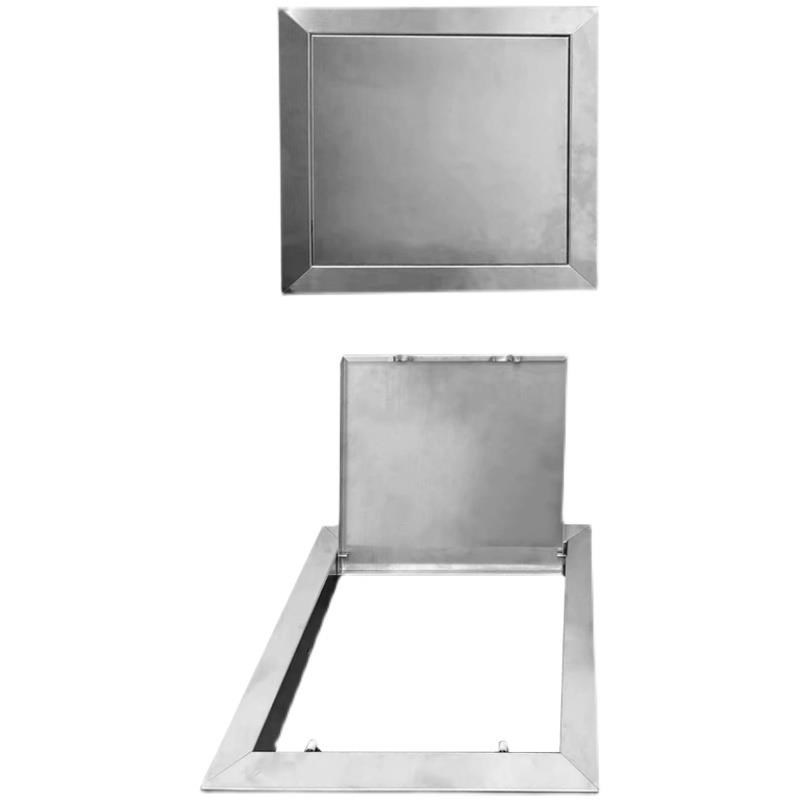 304不锈钢检修口盖板空调维修门管道装饰按压锁式检查口可定制...