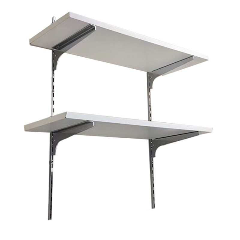 aa柱支架层板托上墙层板书架多功能置物架可调节多层木板a柱货架