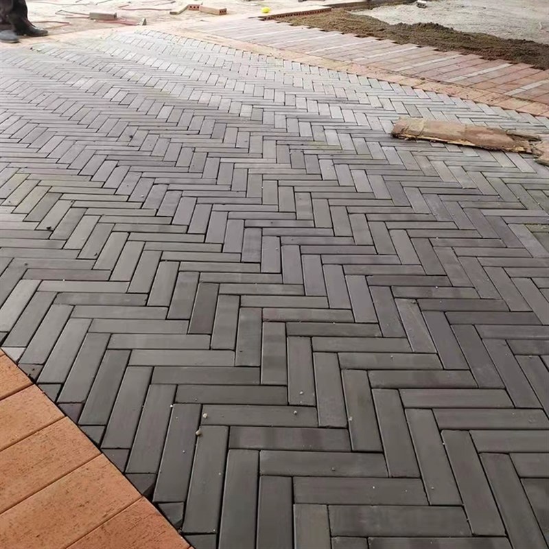 青砖仿古砖中式庭院园林铺地条砖古建筑地砖八五半砖铺地小青砖条