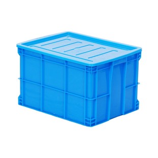 带盖加厚方桶塑料周转箱水箱长方形可叠加不压货养鱼卖鱼箱储物箱