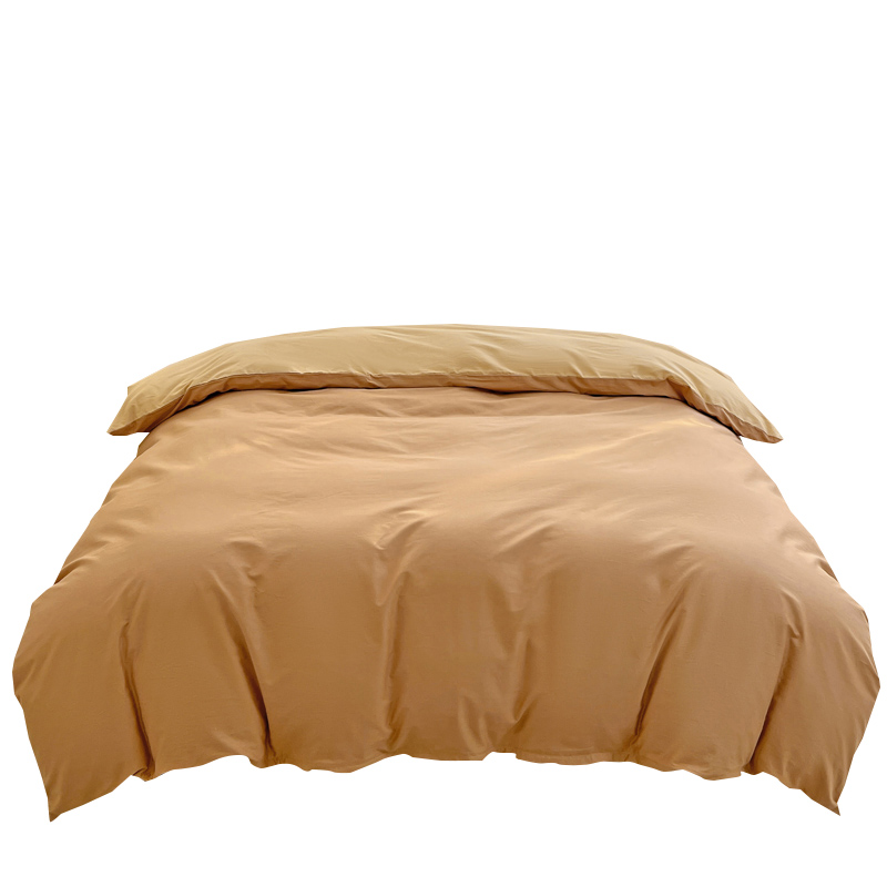 60支简约100全棉纯色被套单件纯棉被罩宿舍单双人150x200x230被单