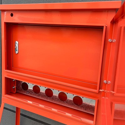 配电箱空箱定制工地用户外防水电表箱带支架工业插座箱施工