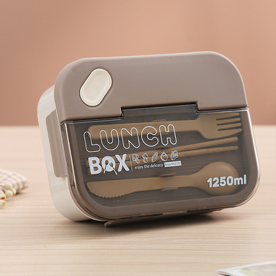 日式轻便饭盒分格餐盒套装上班族学生便当盒微波炉专用加热保鲜盒