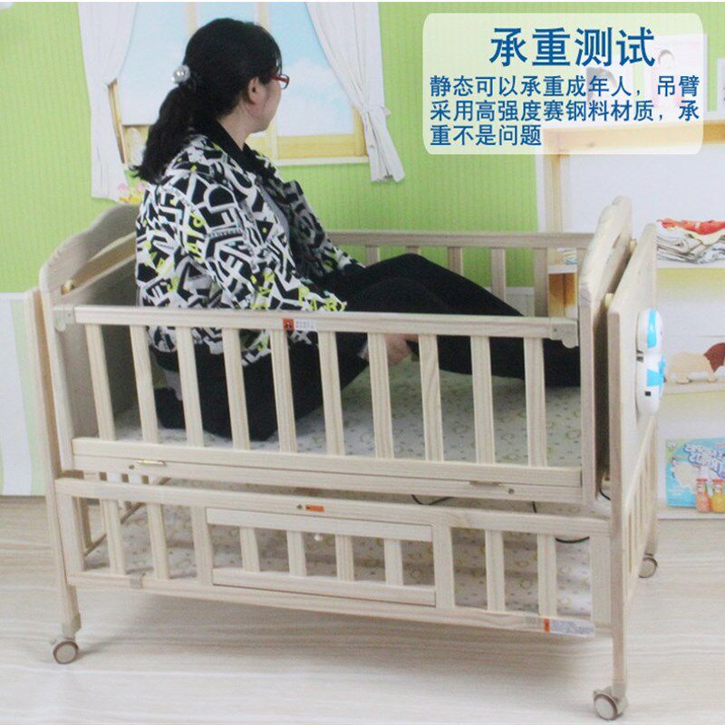 多功能婴儿电动摇篮床自动宝宝儿童新生儿吊床实木简易欧式婴儿床