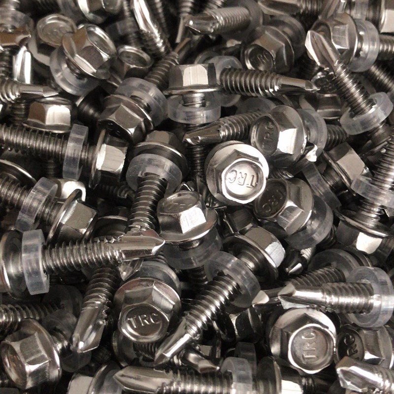 M5.5 304 410不锈钢外六角钻尾螺丝\彩钢瓦\自攻自钻\燕尾螺丝钉