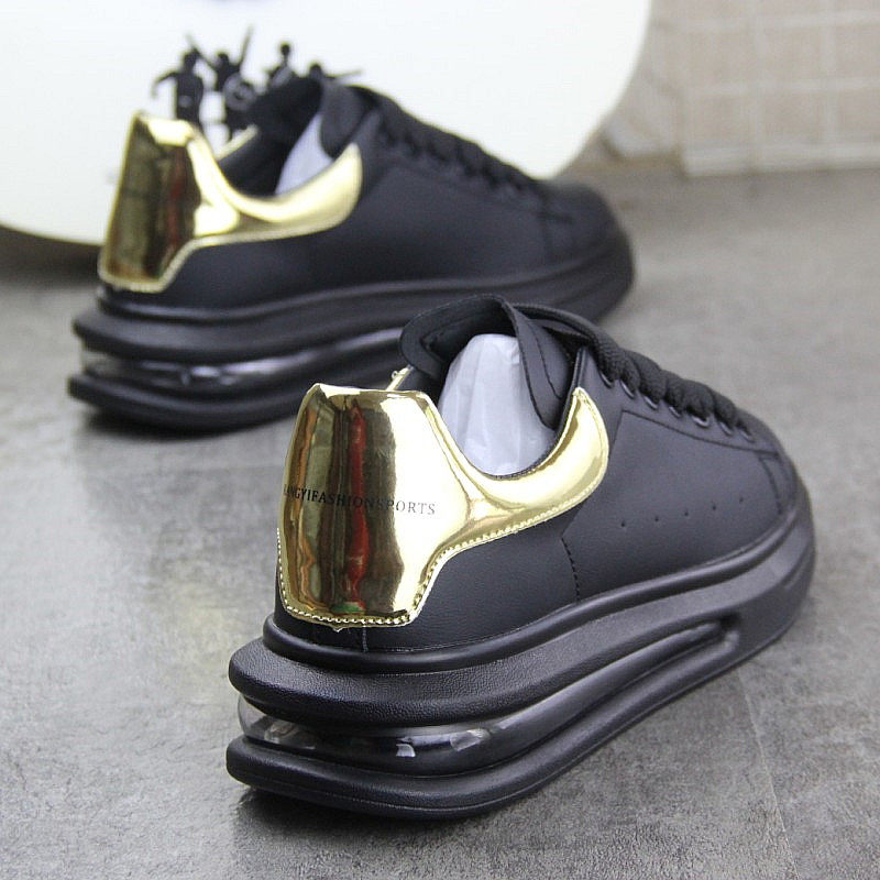 2020情侣气垫小白鞋内增高百搭厚底运动鞋子学生透气白色板鞋男鞋