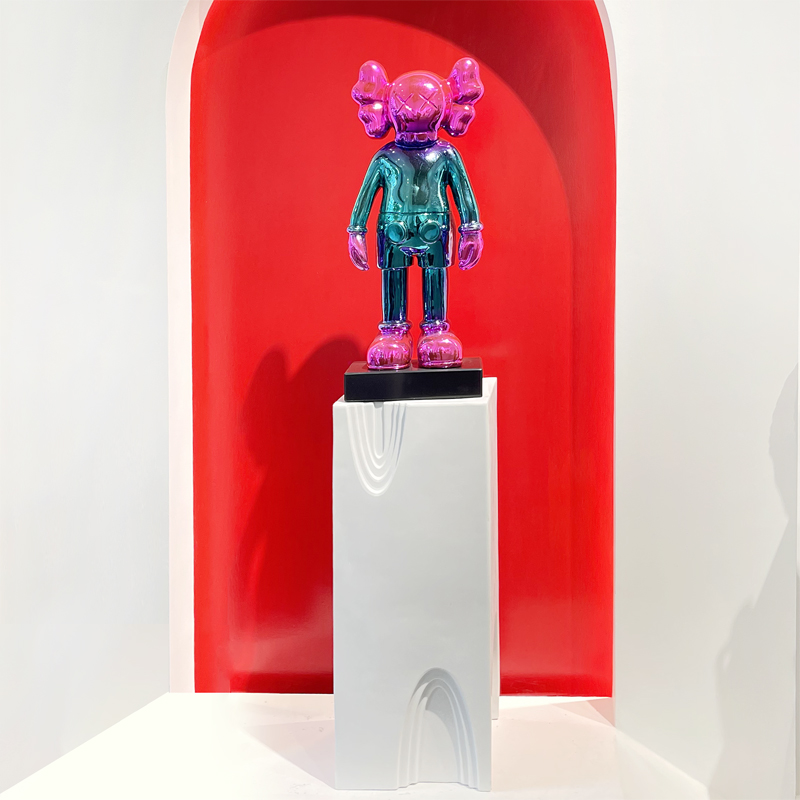 人像雕塑落地展台服装店橱窗装饰摆台增高摆设台几何底座模特地台