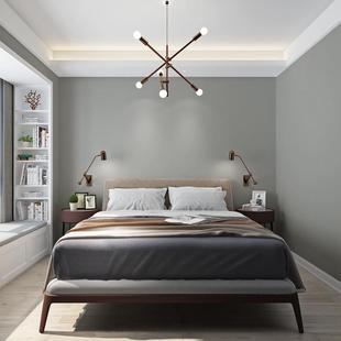 墙纸自粘纯色背景家用自贴壁纸卧室防水宿舍ins森系寝室10米男生