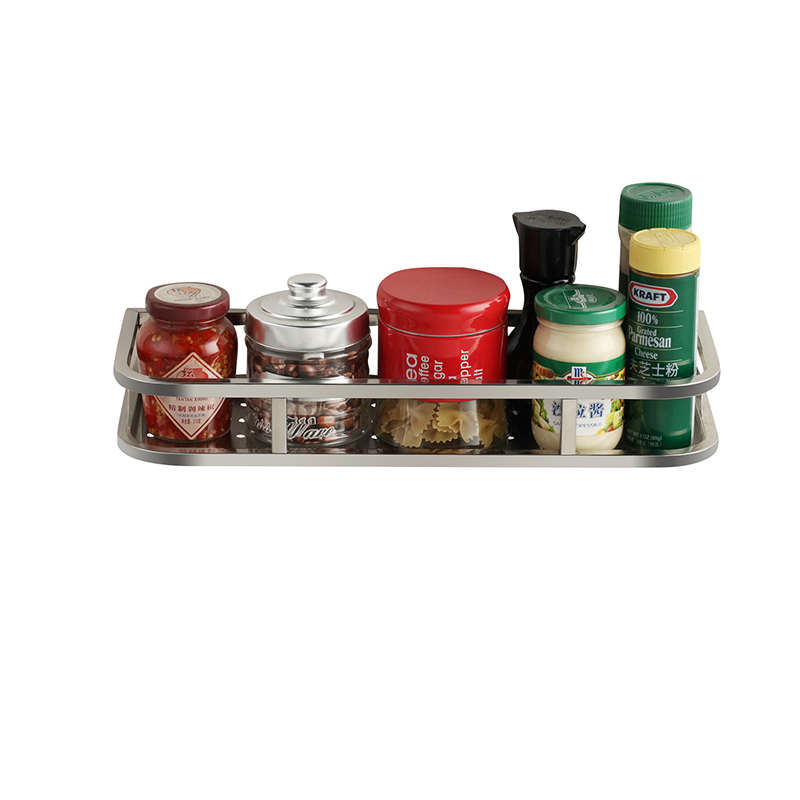 厨房调味架浴室置物架不锈钢单层卫生间收纳架厕所洗手间壁挂1层