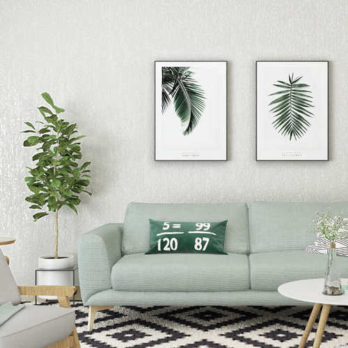 素色简约纯色卧室贴现粘铝代墙带加厚墙纸无纺布胶客厅膜壁纸底自