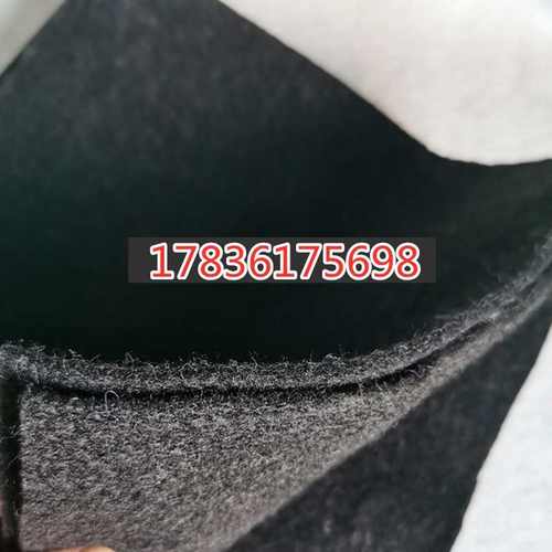 黑色无纺土工布毛毡布滤渗公路养护护坡除草保湿包装大棚保温地毯