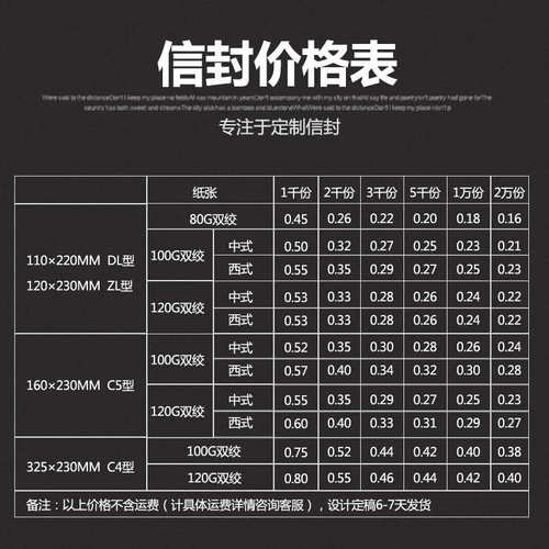信封印刷 公司增值税 印信封订做定做订制信封定制制作 免费设计