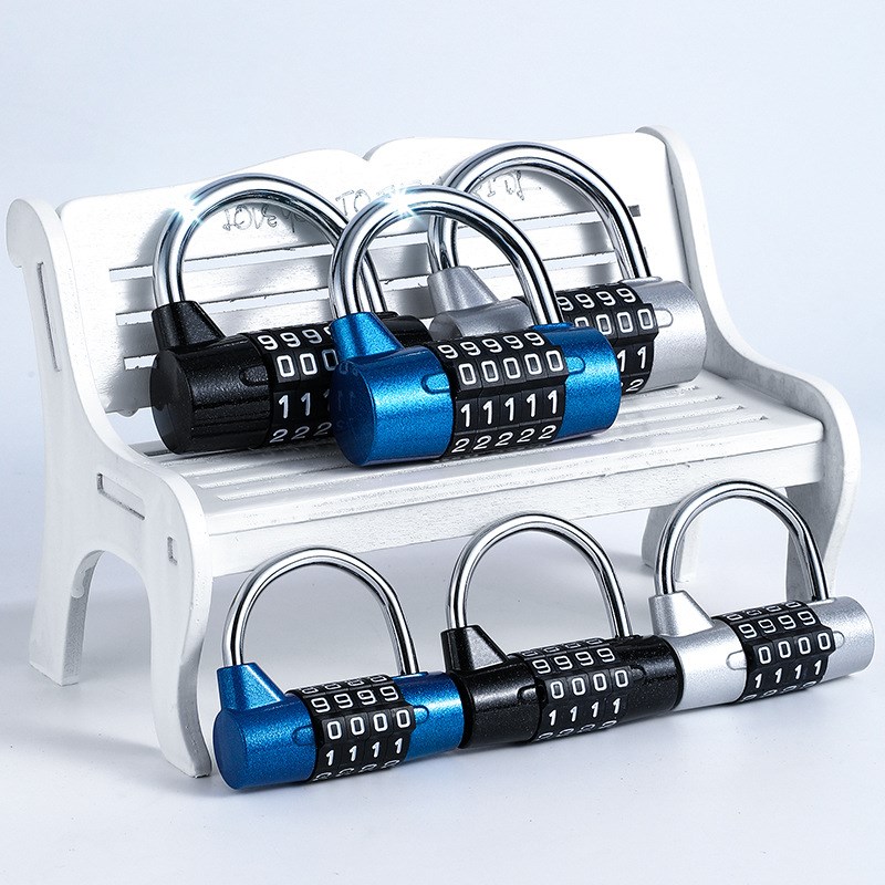 密码锁储物柜f挂锁家用柜门锁头小型健身房宿舍柜子游泳馆防水三