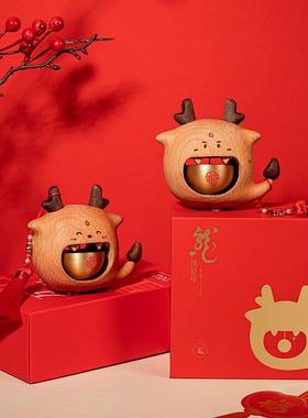 龙年装饰摆件实用礼物2024家居玄关摆件入户门铃乔迁新居礼品订婚