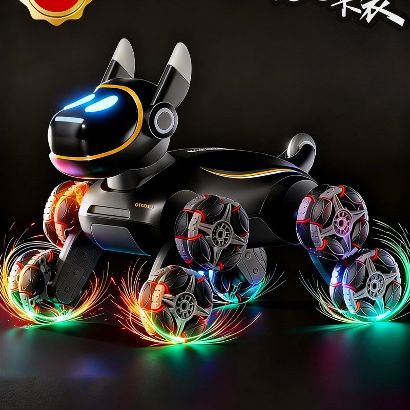 电动智能机器狗手势双感应遥控车玩具儿童汽车八轮机器人男孩礼物