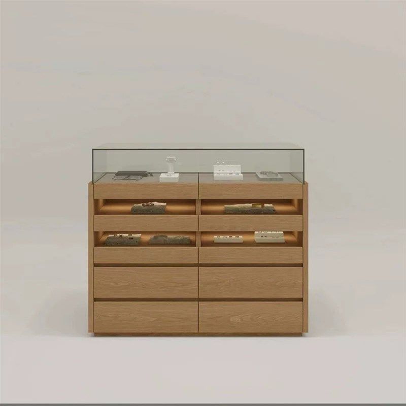 日韩陈列柜饰品展示柜珠宝柜精品首饰展柜玻璃多层采购简易柜台