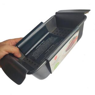 高档吐司模具不沾带烤架面包模具不粘土司盒子 烤V肉烤鱼烤鸡架盆