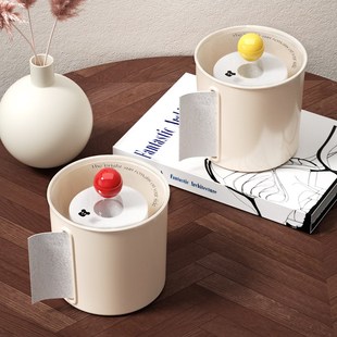 多巴胺桌面无芯卷纸盒家用客厅卧室卫生间卷纸筒2025新款纸巾盒圆