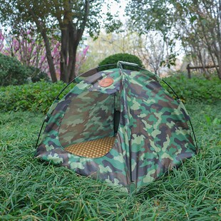 猫窝春季 宠物小房子野外小帐篷方牛津布防压 户外g帐篷式 便封闭式