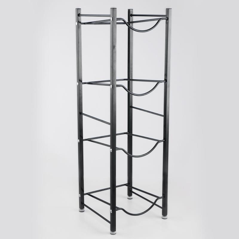 诺捷水桶置物架 欧式厅收纳家居办公供水点置地4层水桶架