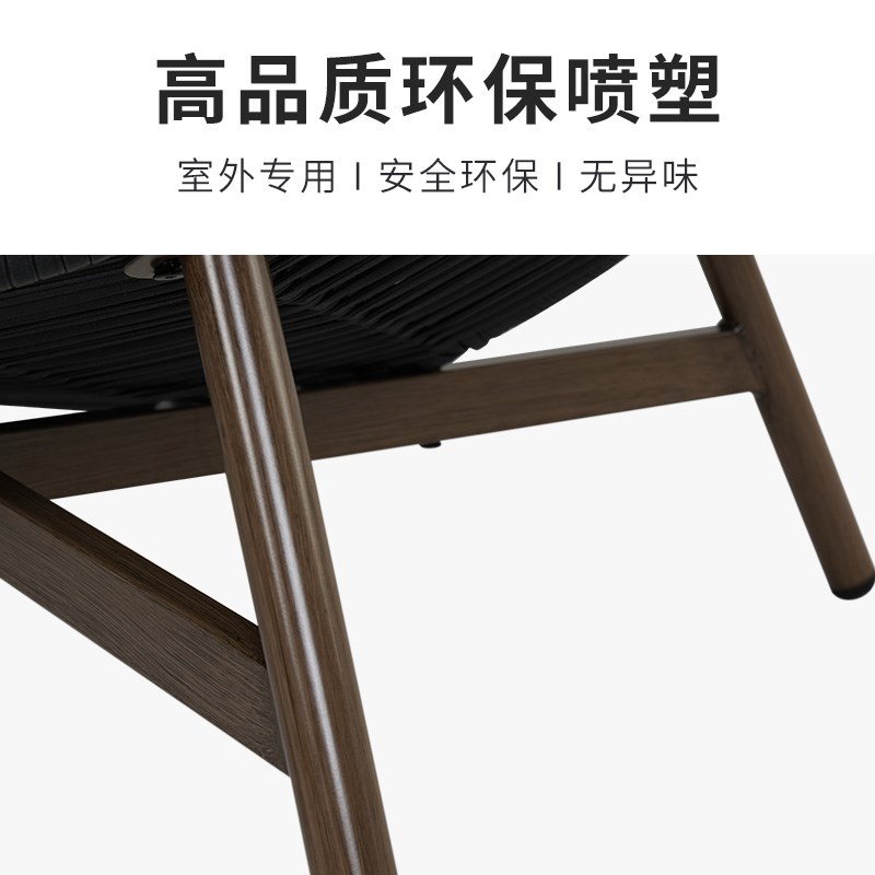 户外庭院沙发阳台双人懒人沙发防水防晒藤编露天别墅花园休闲椅子