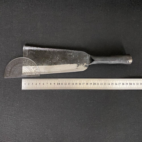 手工锻打农用柴刀砍树长款老式锰钢砍竹篾刀弹簧钢砍柴刀直刀包邮