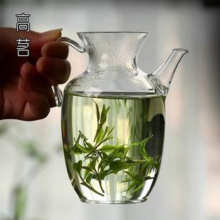 耐高温一人家用茶壶套装 绿茶泡茶器仿宋玻璃执壶小泡茶壶2024新款