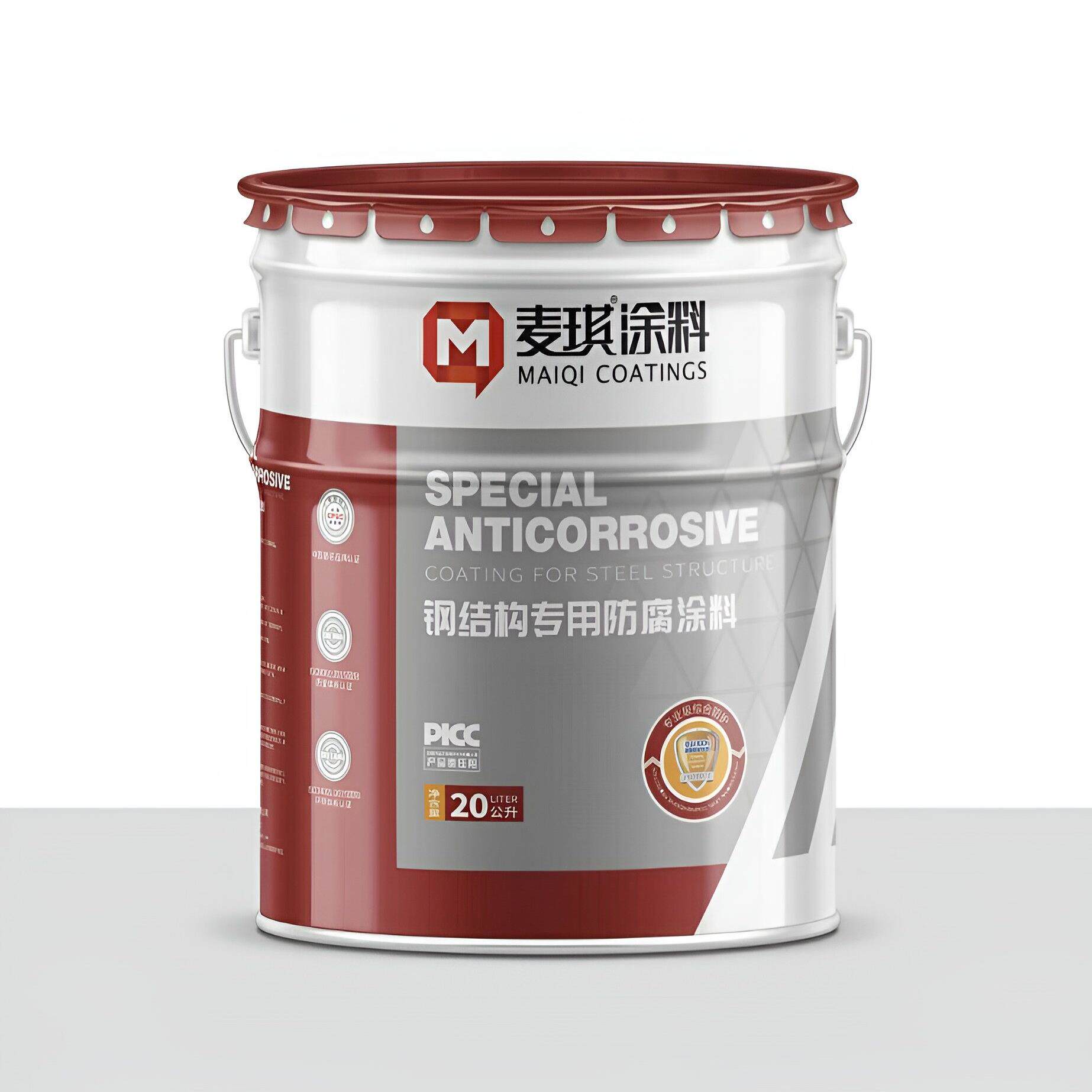 麦琪防腐漆环氧富锌/云铁/氟碳/耐高温漆/脂肪族聚氨酯底漆/面漆