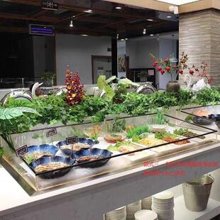 定制冰台海鲜展示柜不锈钢酱菜冰柜冰鲜台商用平面冷藏柜喷雾