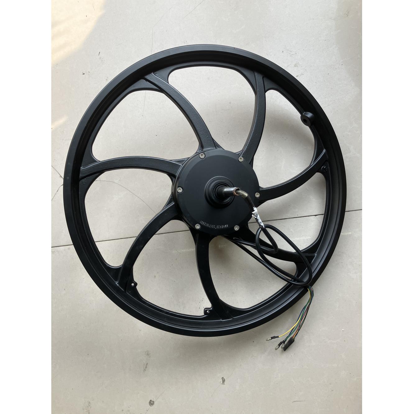 48v20寸一体轮毂电机无刷有齿电机铝合金一体轮