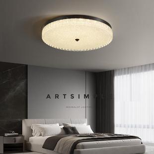 全铜意大利极简主义卧室灯吸顶灯现代简约之光豪华暖全光谱护眼主