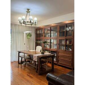 莫比恩书桌实木餐桌全实木家用餐桌椅组合小户型北欧长桌学习桌