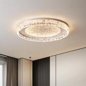 主卧室灯2025新款 led现代极简约高级感大气意式 轻奢水晶吸顶灯具