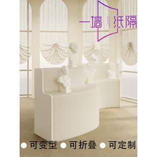 折叠岛纸展位展示柜架样品产品展示楼储物架展示柜架