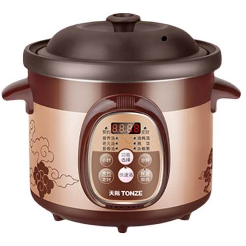 天际紫砂煲汤锅陶瓷电炖炖锅煮粥神器炖盅炖汤锅小砂锅家用大容量