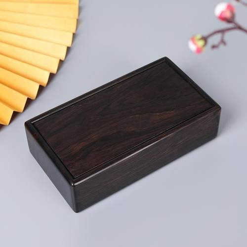 紫光檀机关首饰盒长方形机关木盒复古机关收纳盒红木盒子高级有盖