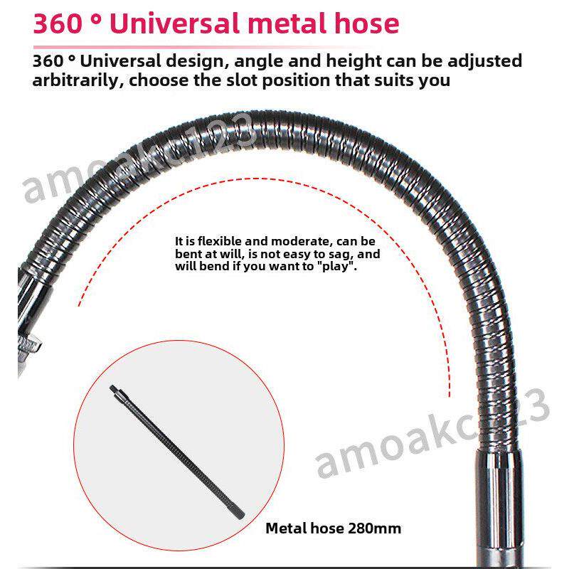 可弯曲加重麦克风软管支架金属圆盘话筒架舞台演出K歌落地式咪架