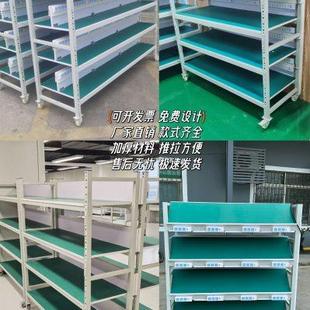 老化架测试架防静电移动货架电源角铁车间实验室带轮置物架周转车