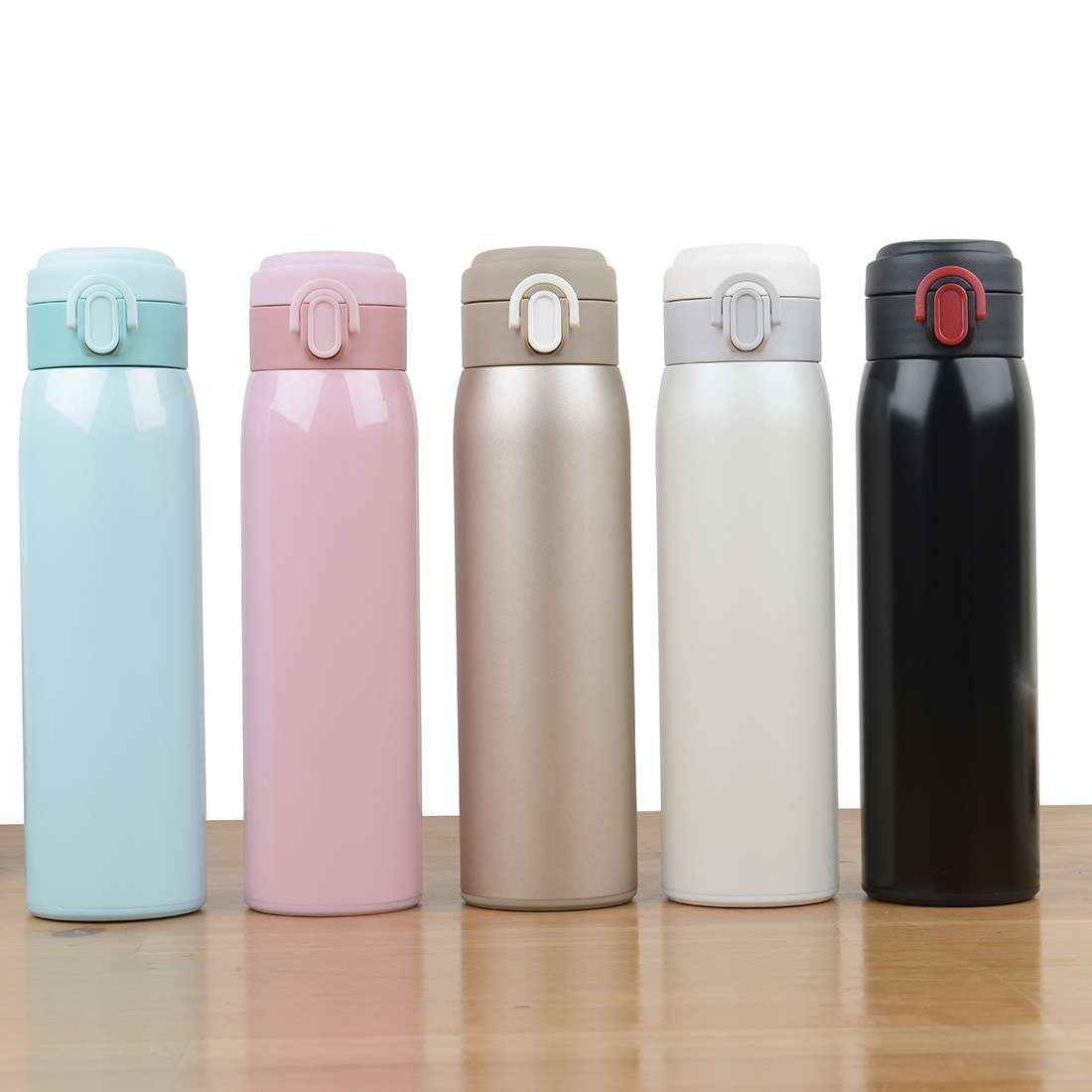 新品不锈钢弹跳保温杯学生创意真空商务保温杯户外水杯礼品杯