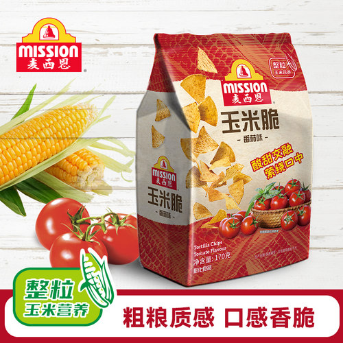 mission麦西恩番茄味玉米脆零食